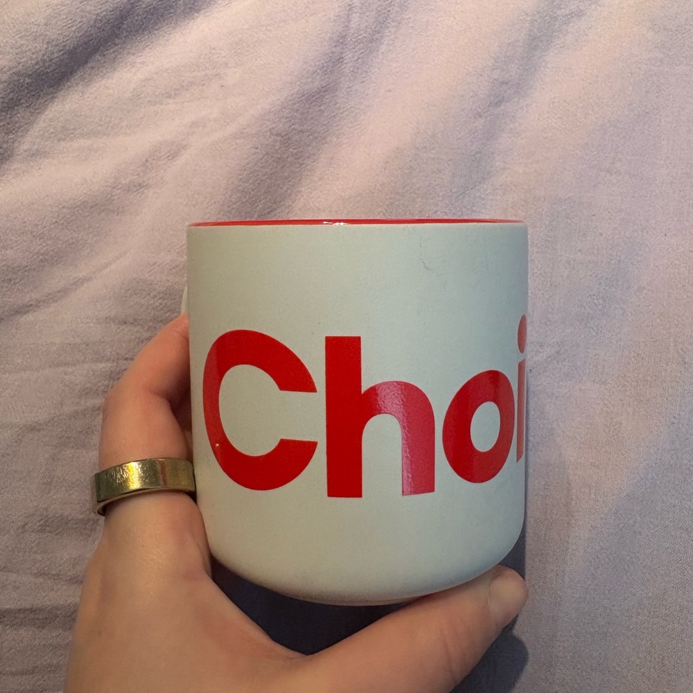 BN Red and White Mug